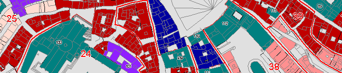 Un estratto della cartografia interattiva Piano della distribuzione e localizzazione delle funzioni